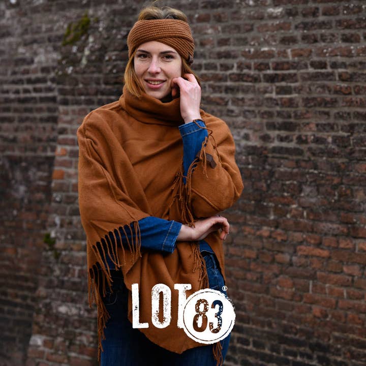 Poncho Mila Almond for wholesale by LOT83