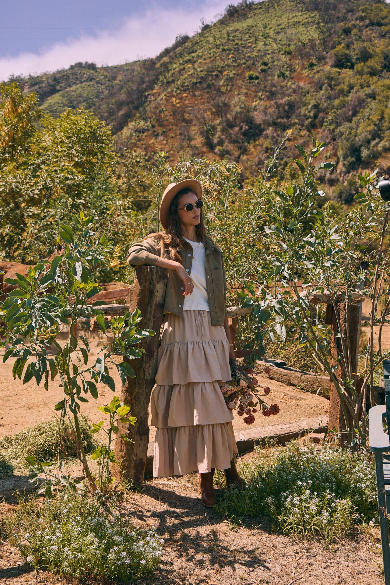 in february - Wholesale Skirt - Women's - AIRY YEAR-ROUND TIERED RUFFLE MAXI SKIRT WITH POCKETS27