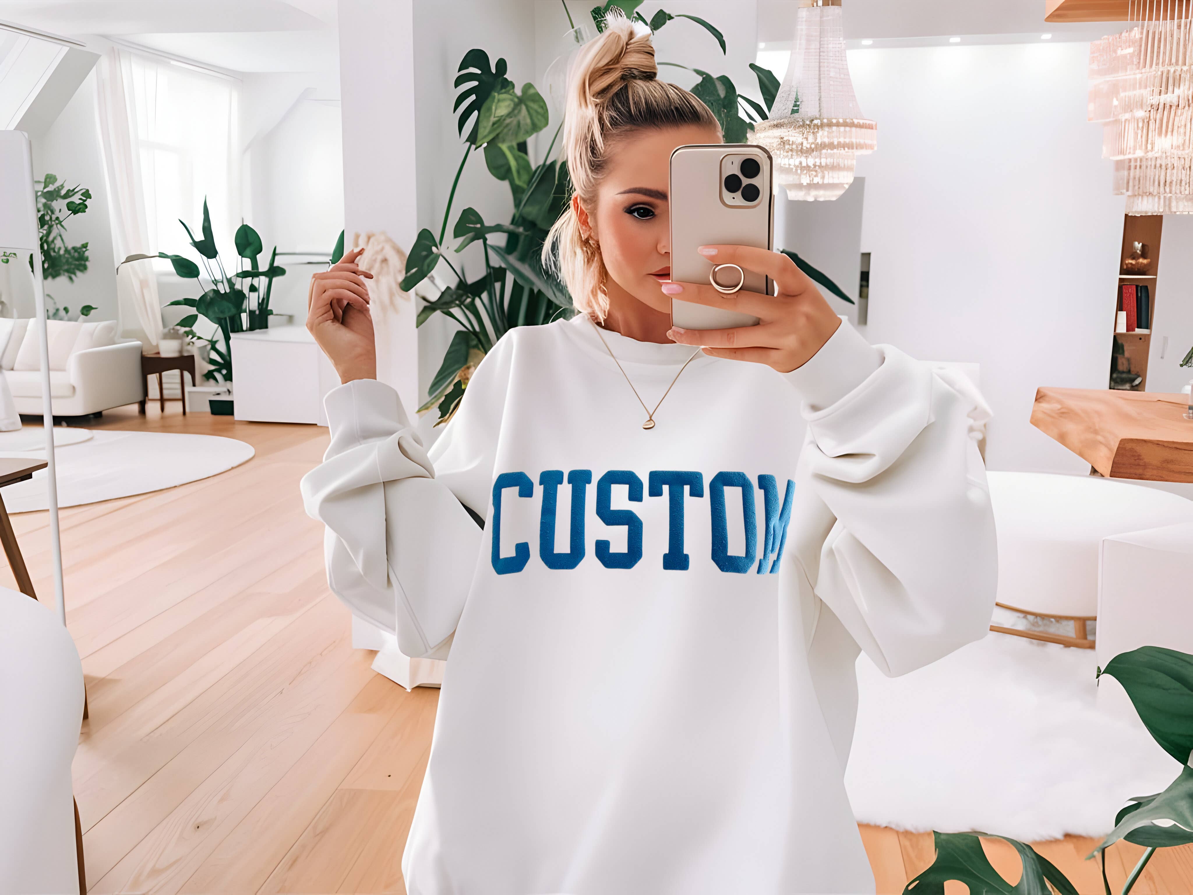 One Nine - Wholesale Sweatshirt – Unisex - Custom Puff Mascot Team Sweatshirt/ 3D Puff