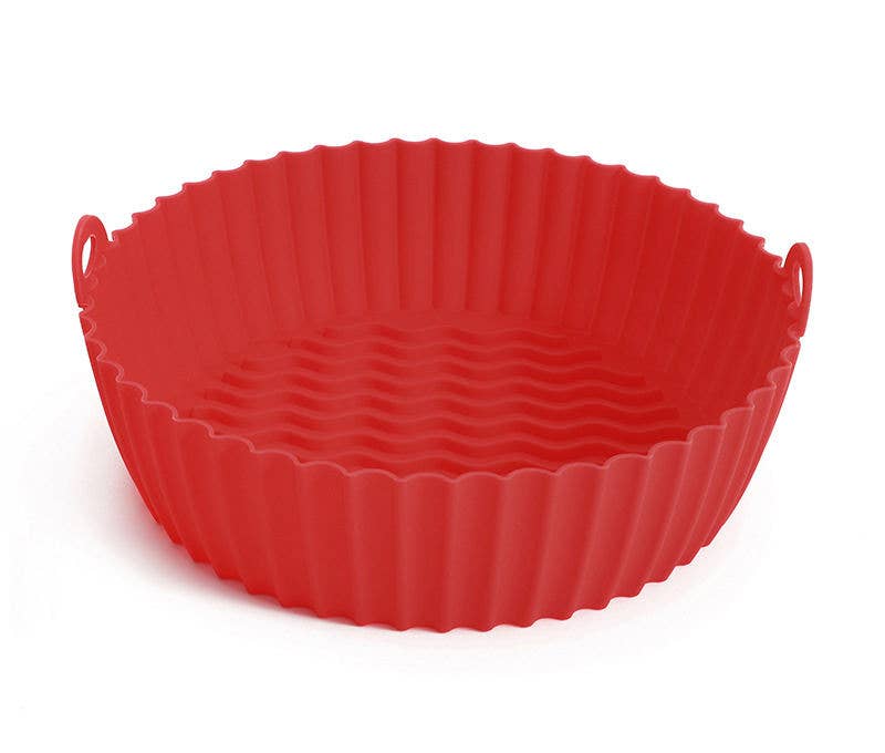 VIGOR – Ferramenta/gadget de cozinha por atacado – Fritadeira de ar reutilizável Cesto Redondo Antiaderente de Silicone8
