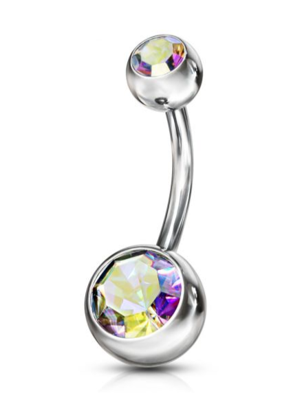 Gemscape UK - Wholesale Single Earring - Simple Piercing Jewellery: Body Piercing with rhinestones11