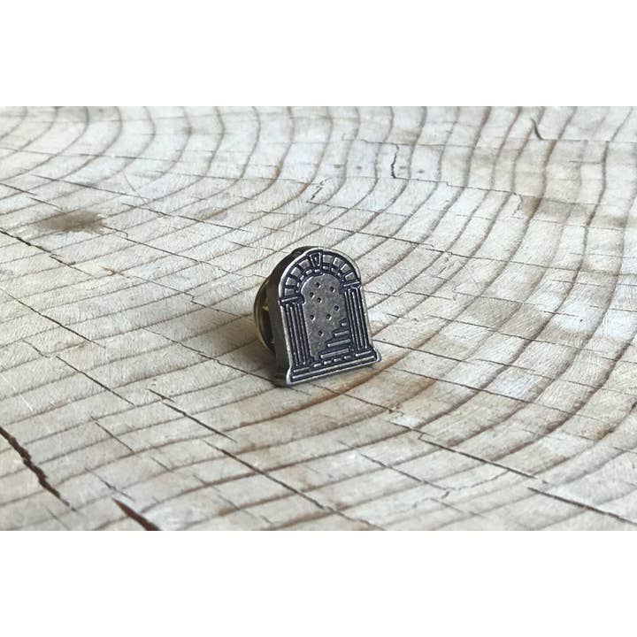 Shangri-La Heritage Logo Pin for wholesale by Shangri-La Heritage