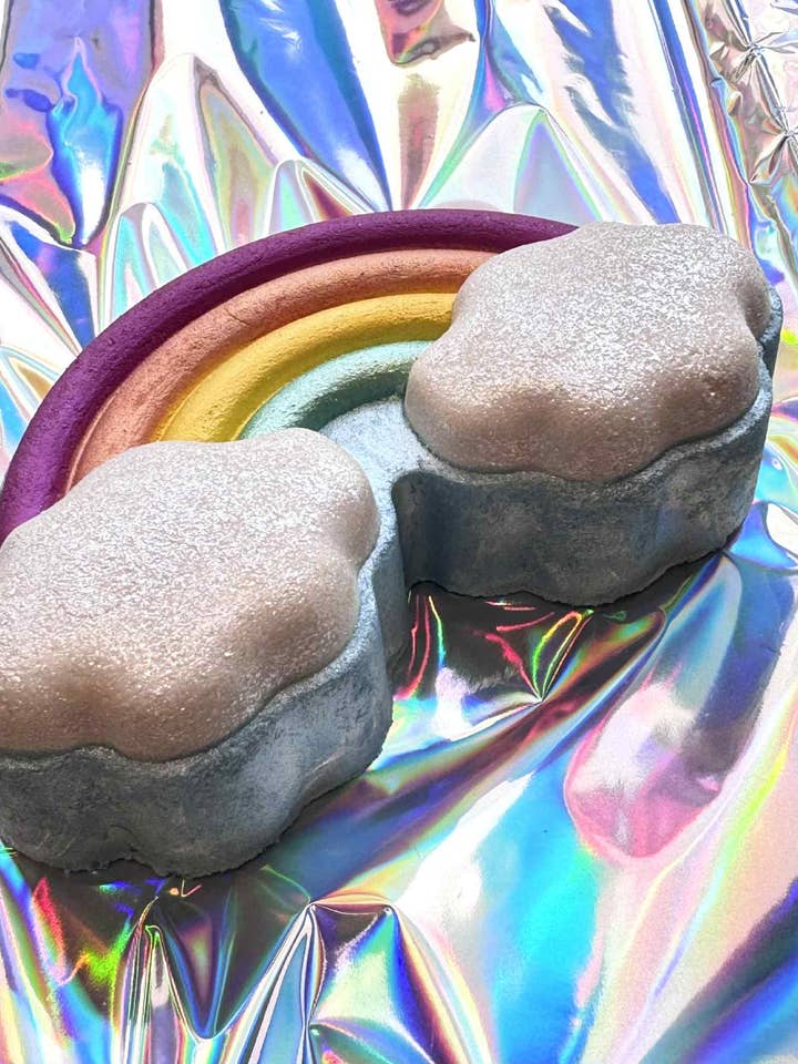 Rainbow Bath Bomb for wholesale by KARMA BATH & BODY COMPANY