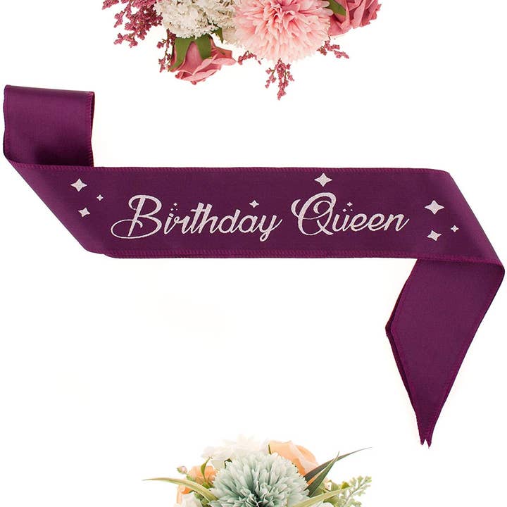 Ella Celebration - Wholesale Party Favor - Birthday Queen Sash5