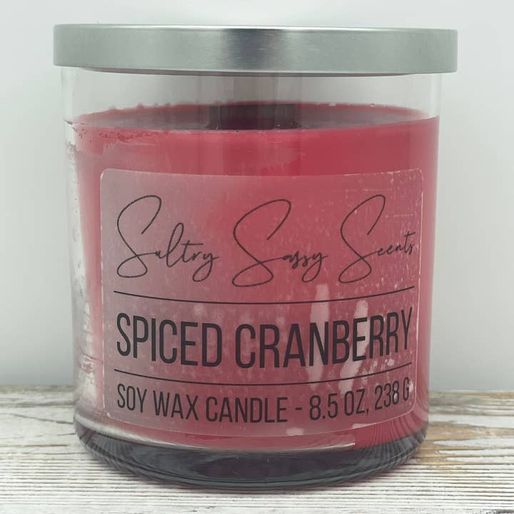 Spiced Cranberry - Soy Wax Candle for wholesale by Sultry Sassy Scents