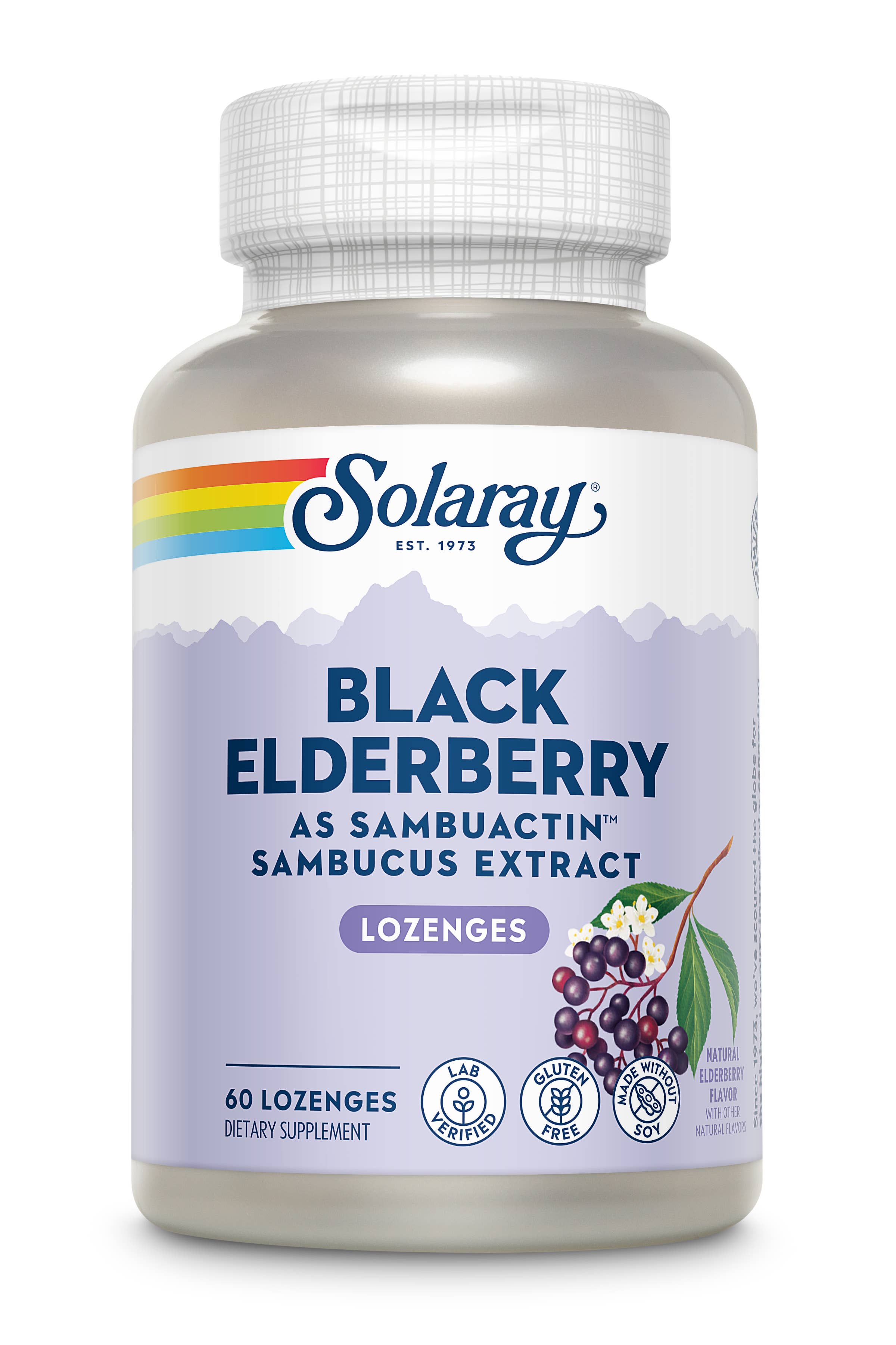 Solaray - Wholesale Oral Supplement/Vitamin - Sambuactin Elderberry Extract | 60 Lozenges