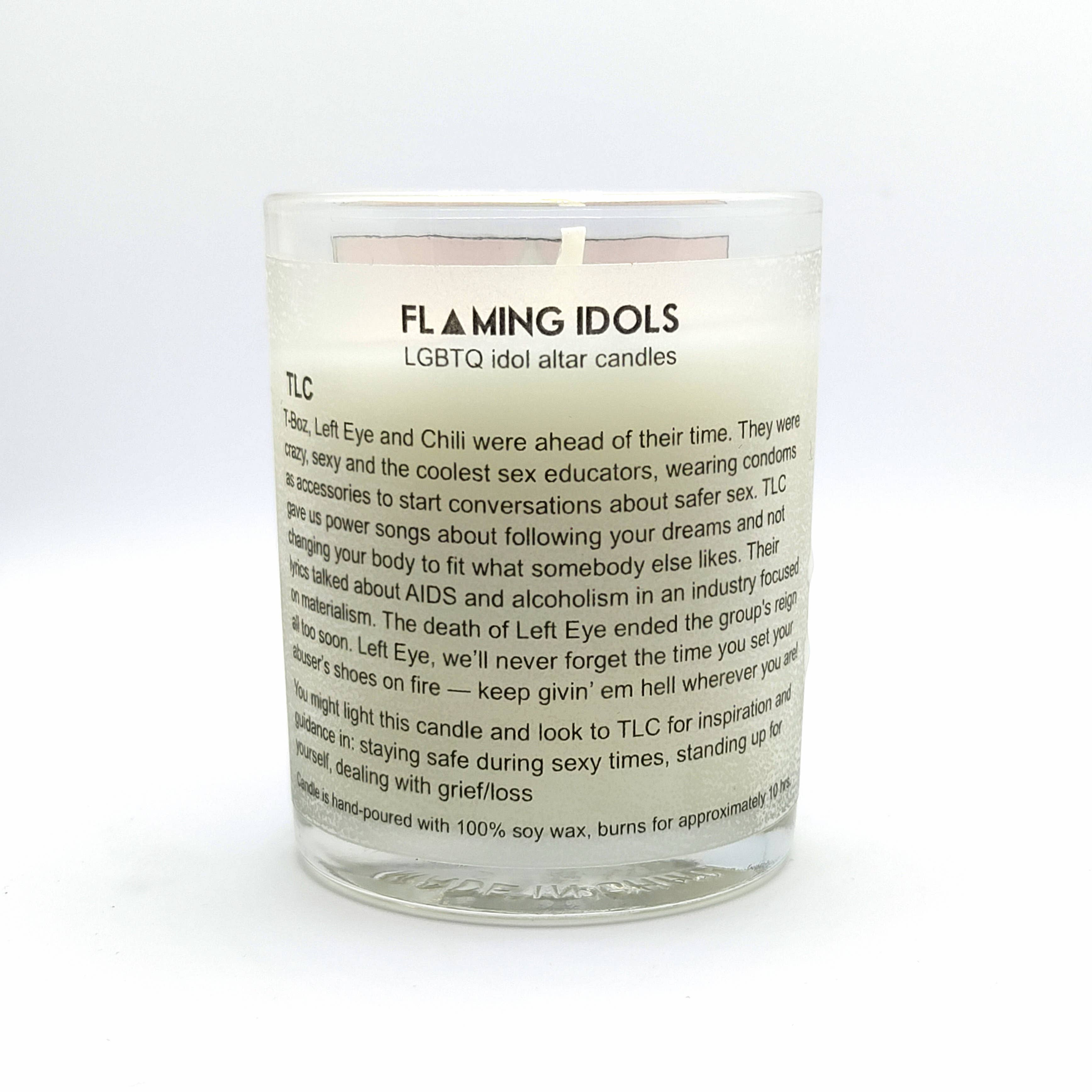 Flaming Idols - Wholesale Votive Candle - TLC Glass Votive Candle1