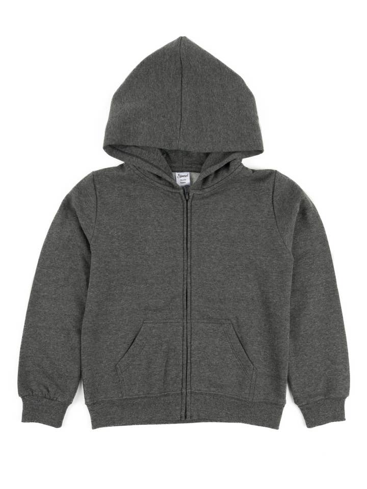 Leveret Pajamas - Wholesale Hoodie - Kids - Kids Zipper Sweat Hoodie Neutrals3