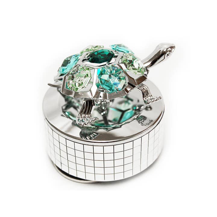 Turtle Mirror Music Box for wholesale by Mascot International, Inc.