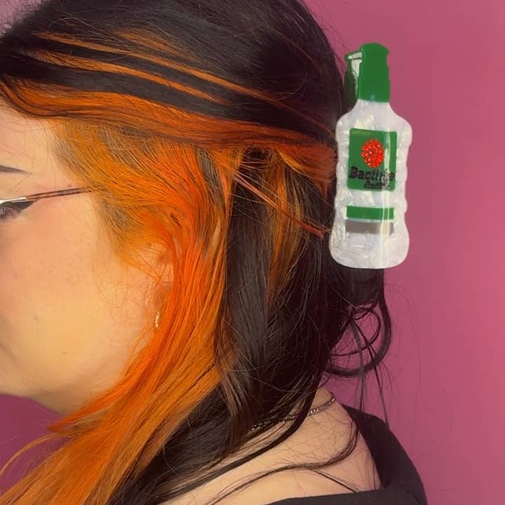 Grlpwr Art - Wholesale Hair Clip - Women's - Bactine Baddie Claw Clip (PREORDER)1