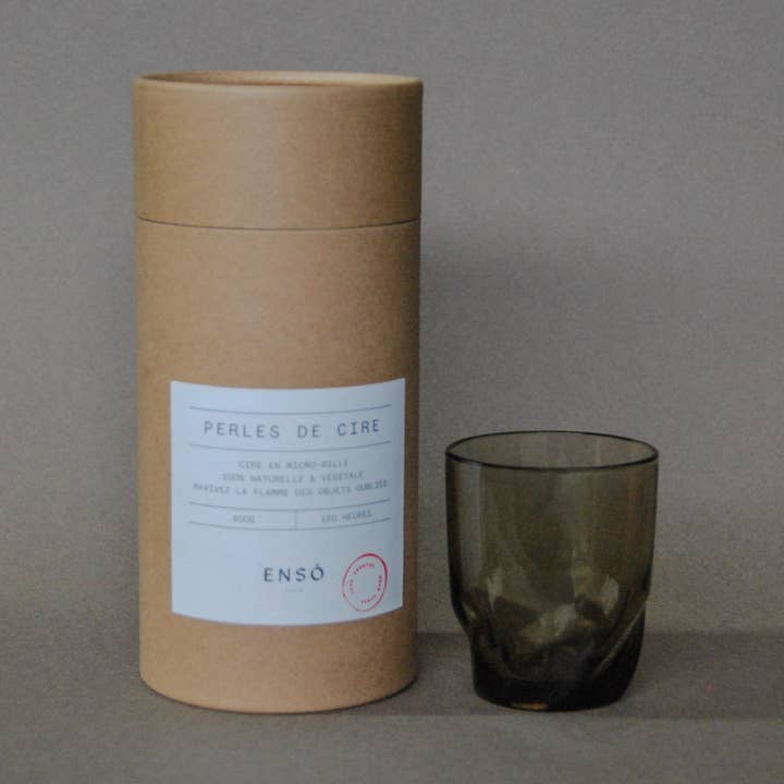 Pack Perles + Verre torsadé fumé pour la vente par ENSŌ PARIS