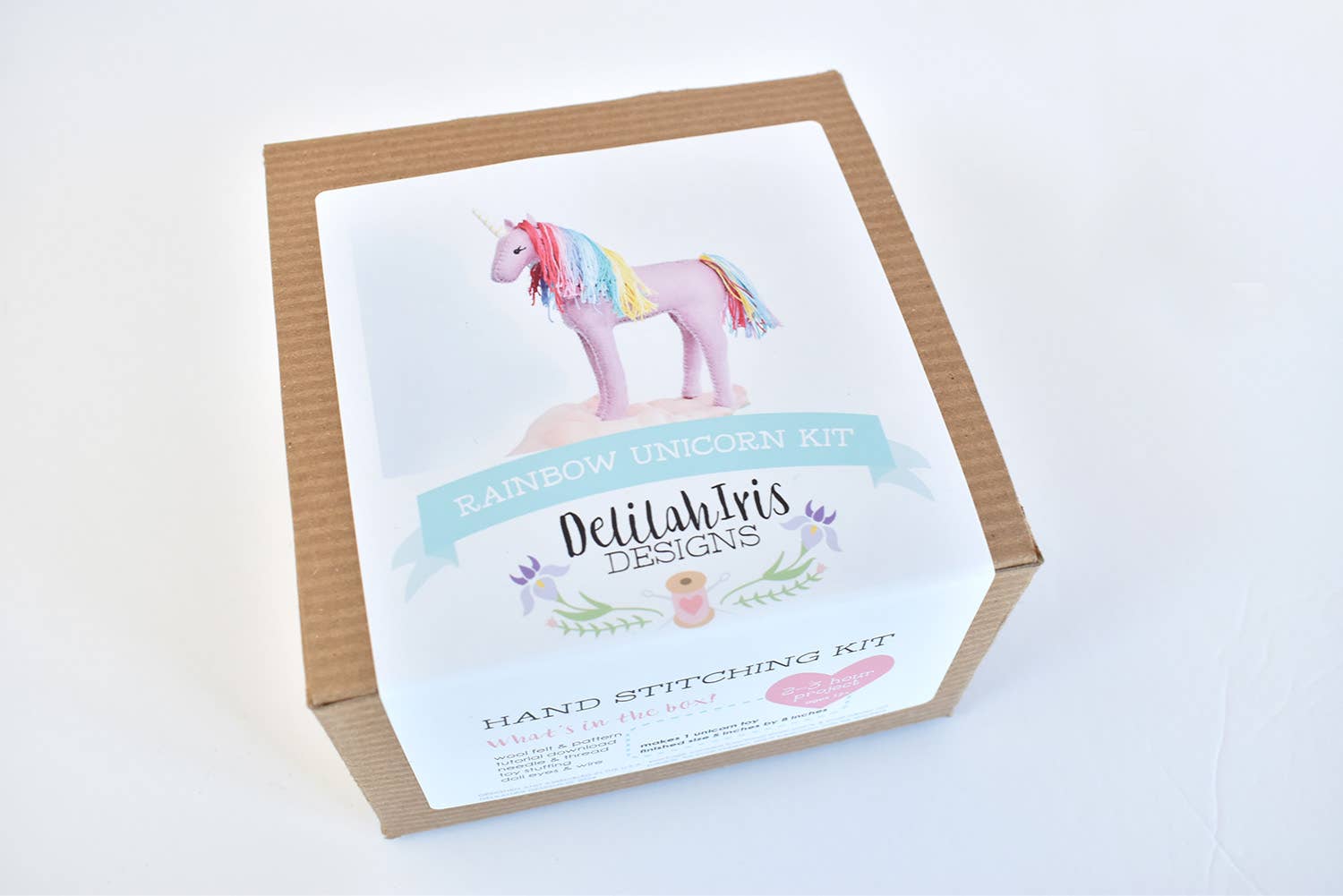 DelilahIris Designs - Wholesale DIY Craft Kit - **STORE DISPLAY MODEL** Rainbow Unicorn Kit & Display Pack6