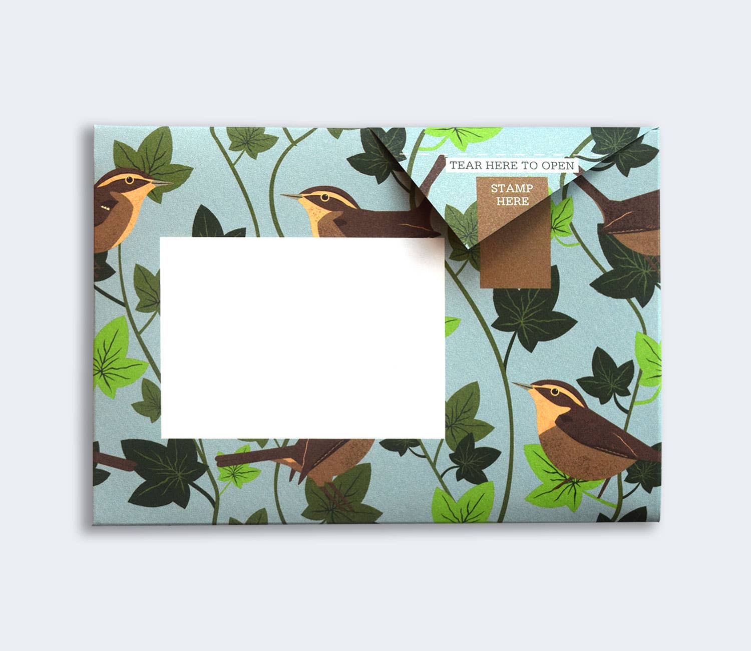 pigeonposted - Vente Assortiments de papeterie/cartes - Pack de 6 lettres pliables Robin & Wren Pigeon6