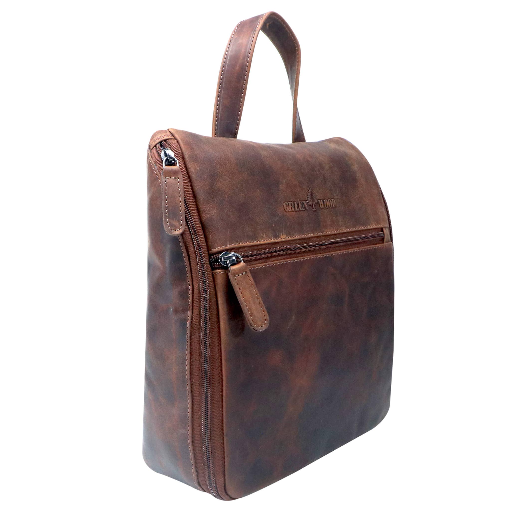 Greenwood – Großhandel Schmink-/Kosmetiktasche – Gerd Kulturtasche zum Aufhängen Damen Kosmetiktasche Herren Leder13