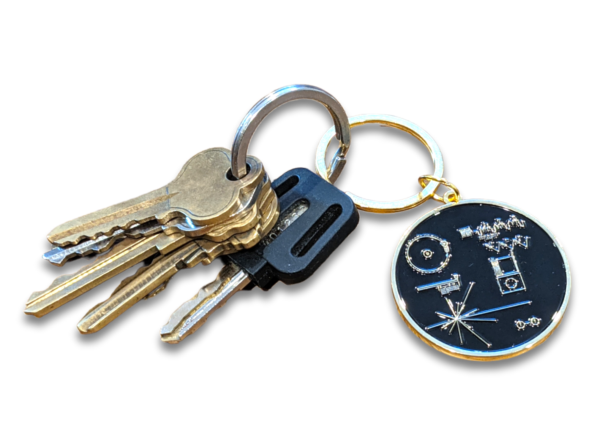 PINtelligentsia - Vendita all'ingrosso Portachiavi - Unisex - Ciondolo portachiavi bifacciale della NASA Voyager & Perseverance!1