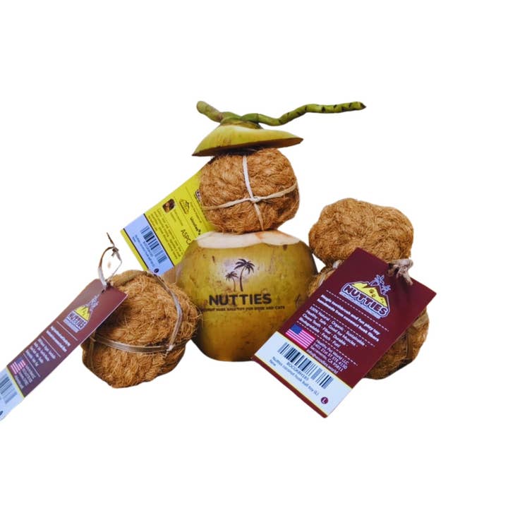 Woodies dog chew toys - Wholesale Pet chew toy – Dog - Nutties coconut husk ball toy for DOGS2
