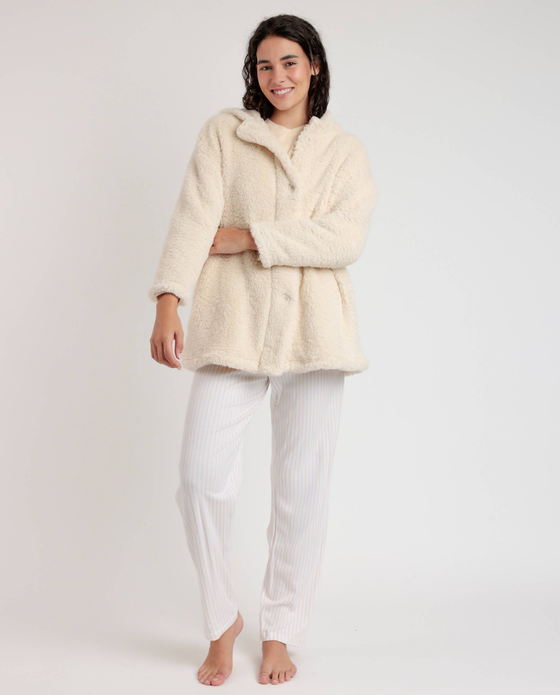 ADMAS - Venta al por mayor Bata - Mujer - Admas HOME Bata Manga Larga Calentita Comfort Home para M...4