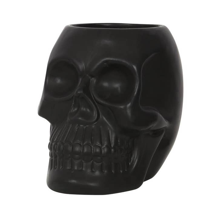 Something Different Wholesale - Wholesale Plant Pot - Black Skull Plant Pot3