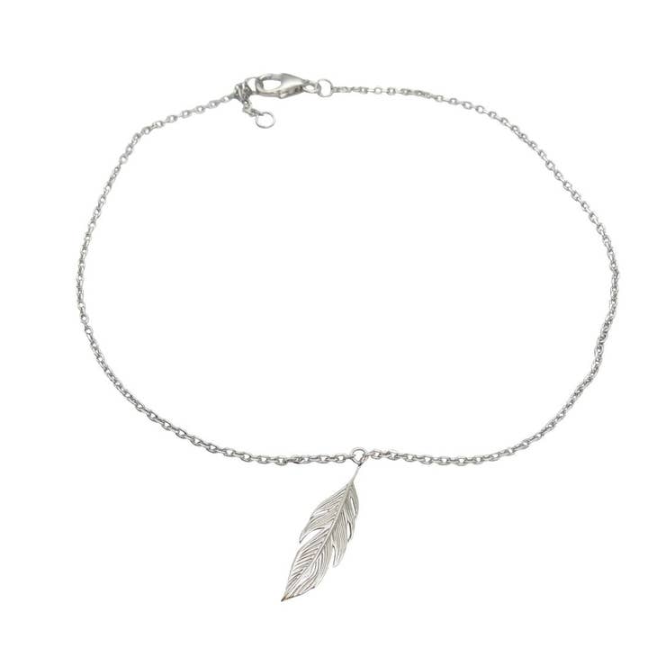 Fußkettchen mit Federn für den Großhandel von CLANDELA