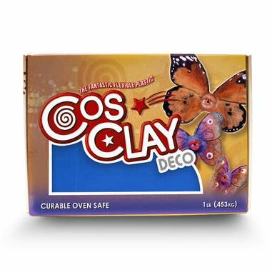 Cosclay Deco Blå för wholesale av Zwajomi Clay