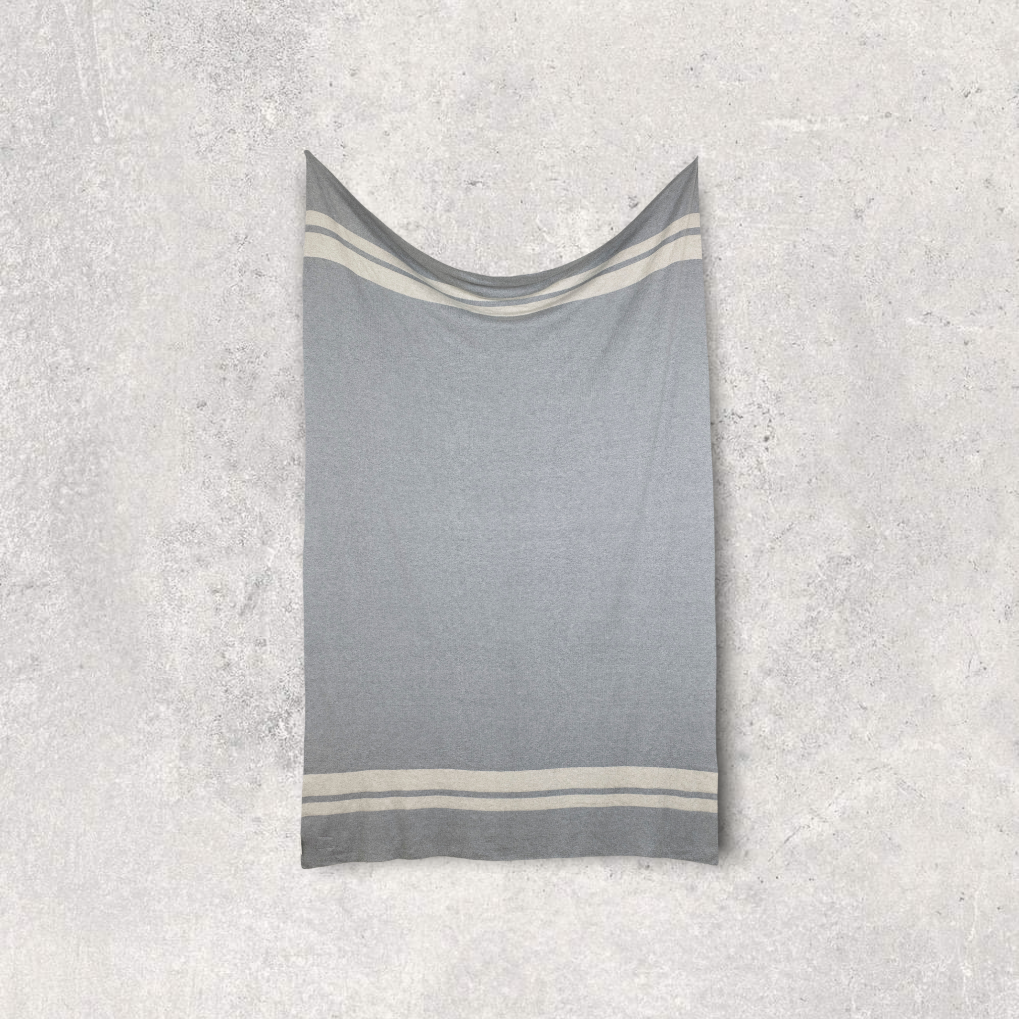 Pink Lemonade - Wholesale Travel Set - Dual Travel Organic Cotton Travel Blanket and Eye Mask Set - Linen Sand Mel/Lt grey Mel4