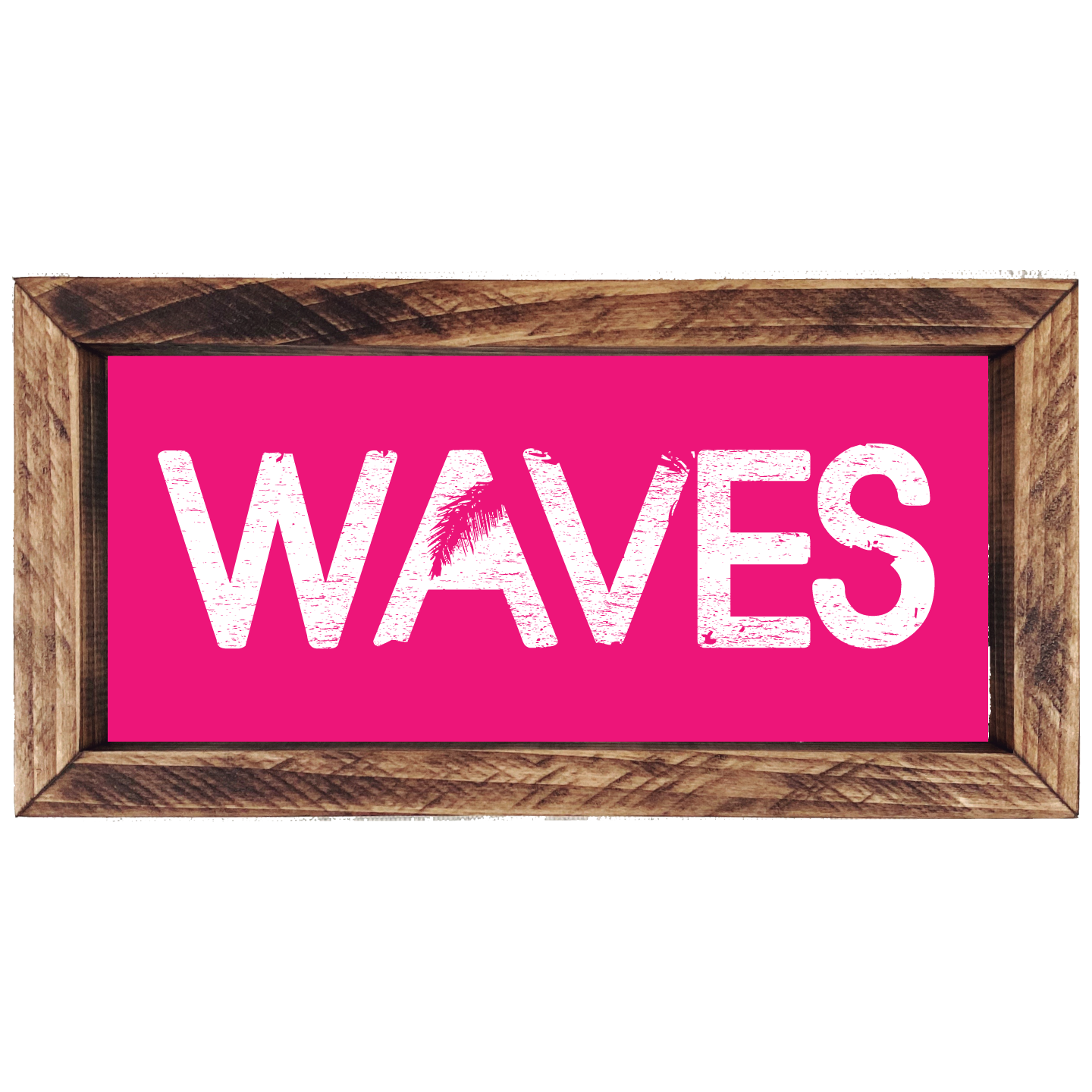Southern Mesa Trading Co. - Wholesale Sign - Waves Mini Wood Wall Art  (More Colors)1