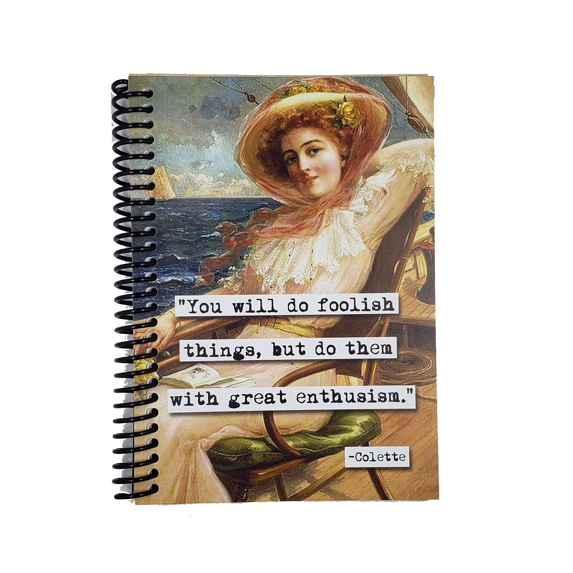 ChicalooKate - Wholesale Notebook - Colette Enthusiasm Blank Notebook
