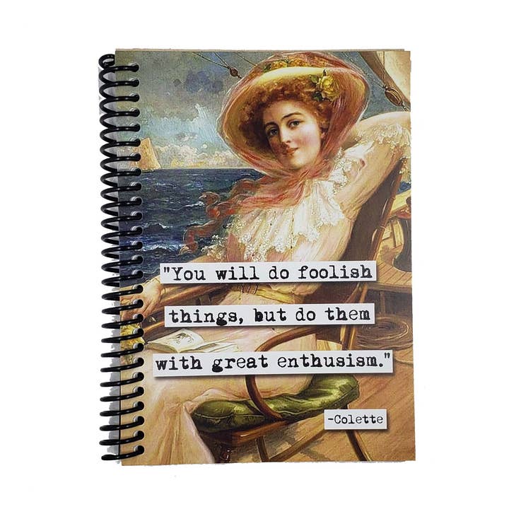 ChicalooKate - Wholesale Notebook - Colette Enthusiasm Blank Notebook0