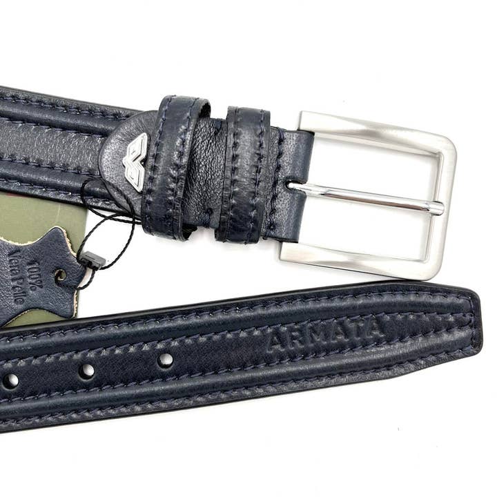 Suie Valentini srl - Wholesale Belt - Unisex - Genuine leather belt, Armata di mare, art. IDK576/35.425