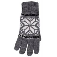 Knit Gloves with Snowflake Design - Ladies for wholesale by Scandinavian Specialties