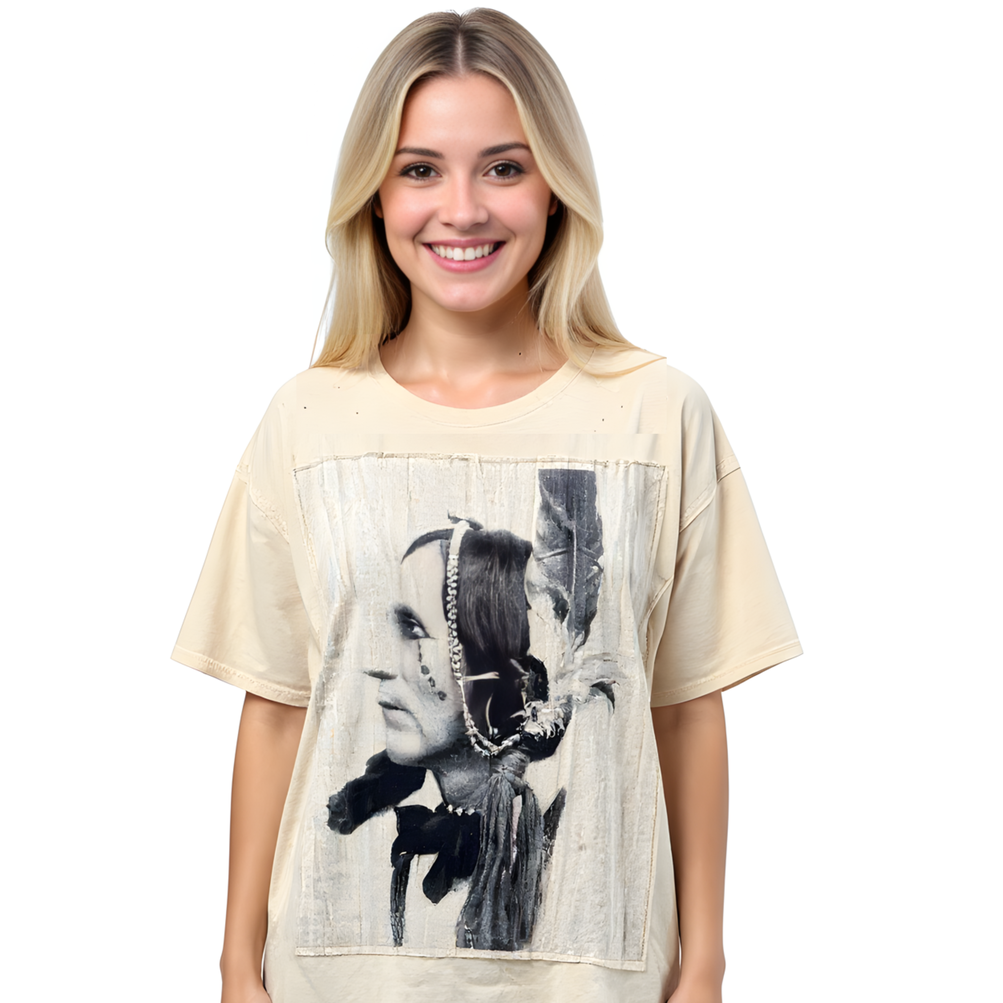 LeParisPetit by I Love Linen - Wholesale Screen Printed T-Shirt - Women's - Tee with Native American Print1
