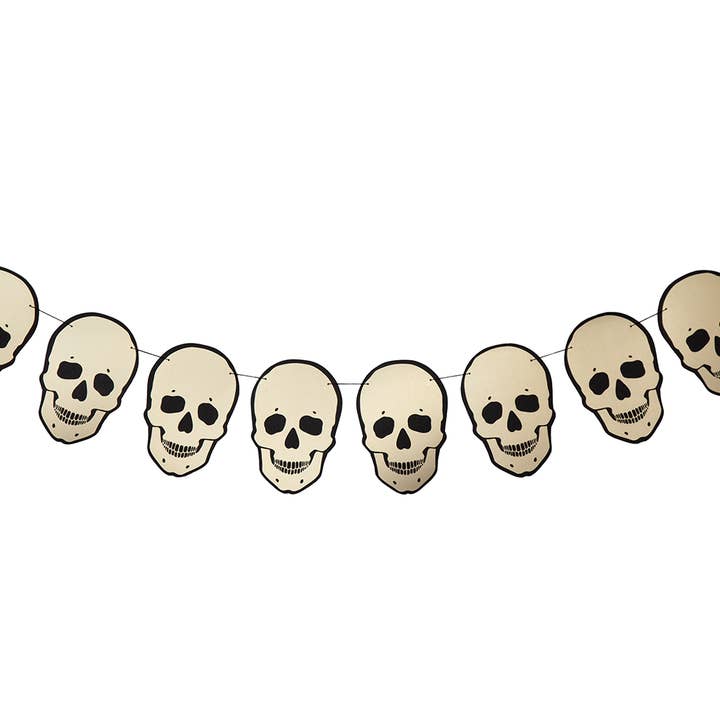 Guirlande de crâne en or pour la vente par Jollity & Co. + Daydream Society