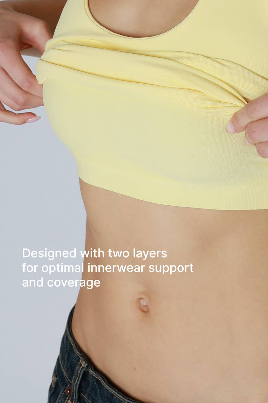 NIKIBIKI - Wholesale Knit Top - Women's - NS8370 - Clean Line Crew Neck Crop Top8