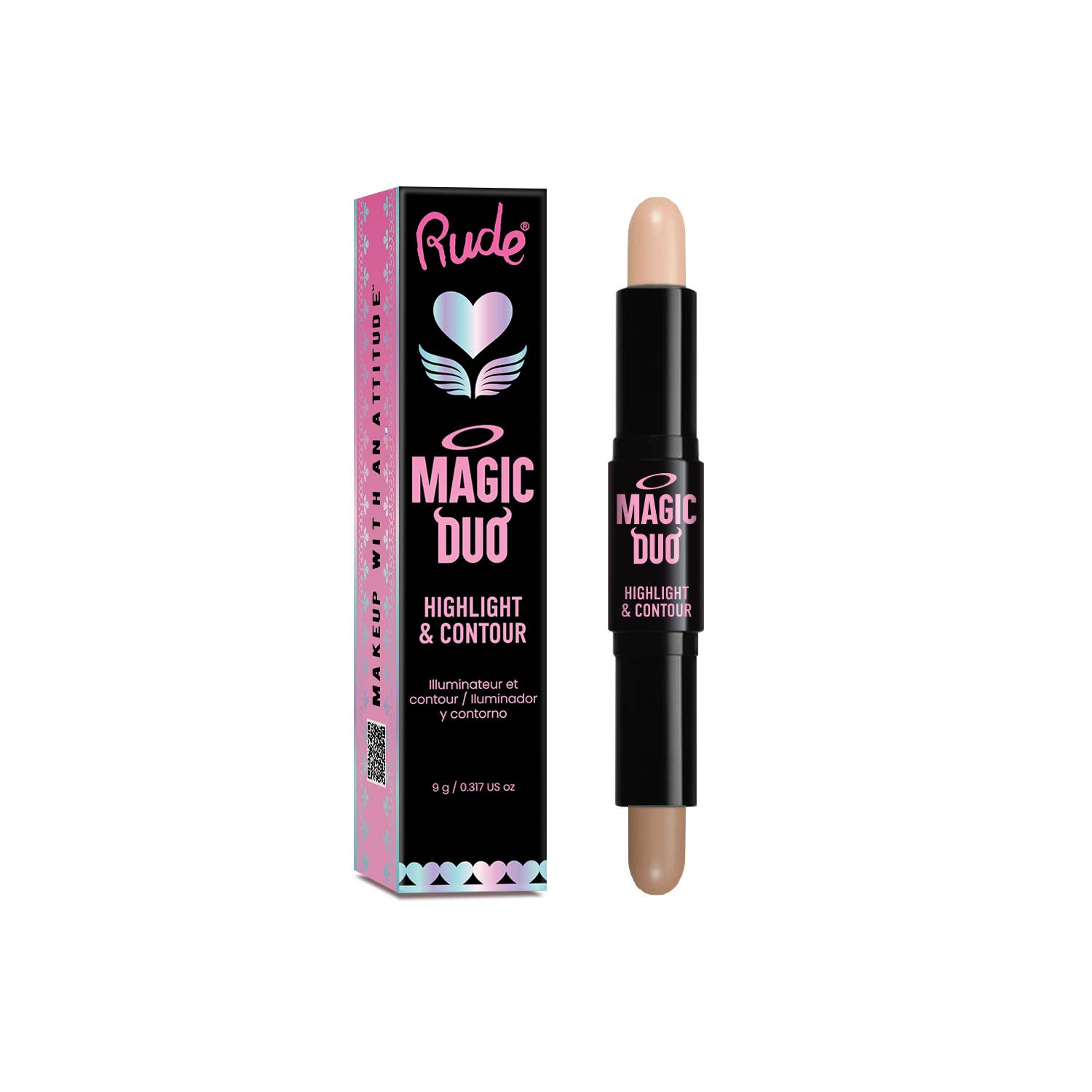 Rude Cosmetics - Wholesale Make-up contour - Magic Duo Highlight & Contour6
