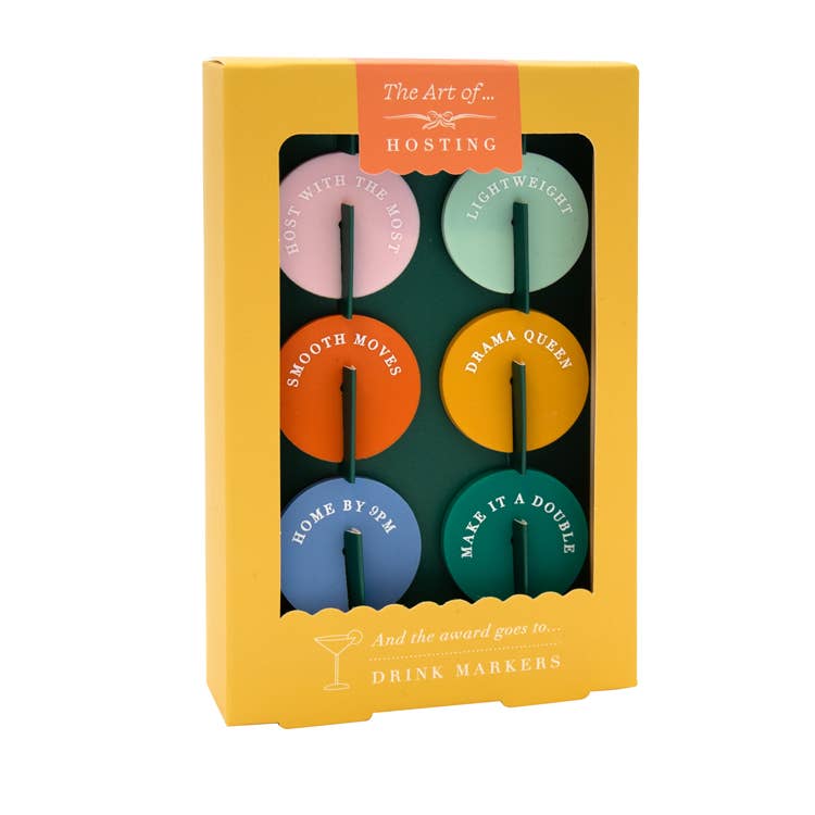 Portico Designs - Wholesale Wine/Cocktail Glass Markers - Art of Hosting 
Drinks Markers1