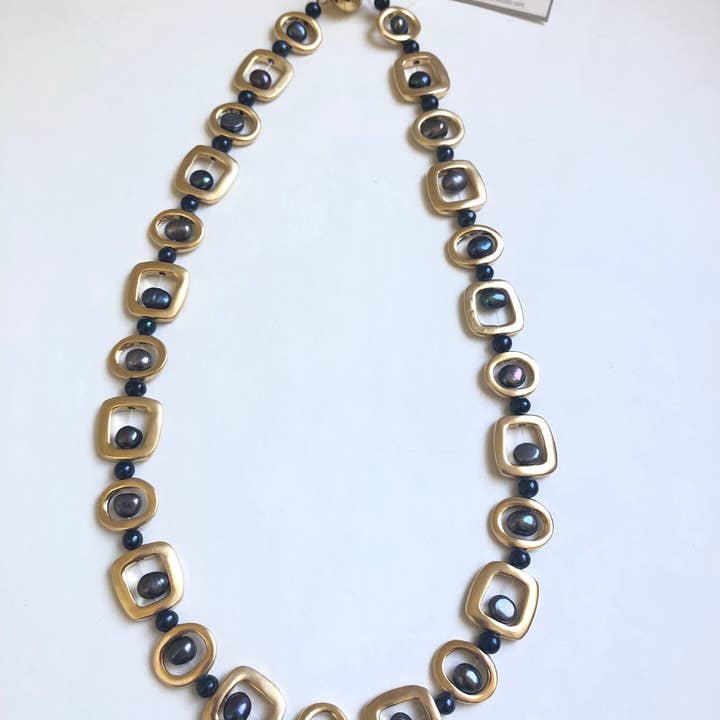 Studio G - Wholesale Beaded/Pearl Necklace - #57 Modern Necklace4