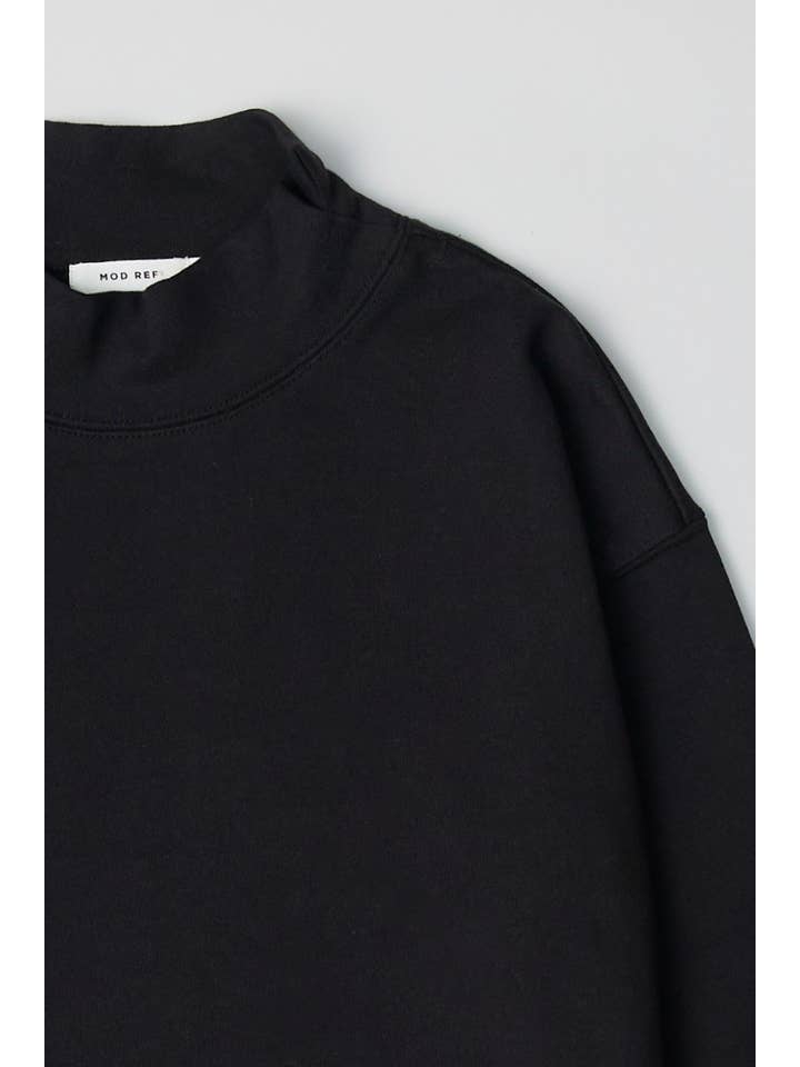MOD REF - Wholesale Sweatshirt - Women's - The Trey Sweater | Mock Neck Sweater