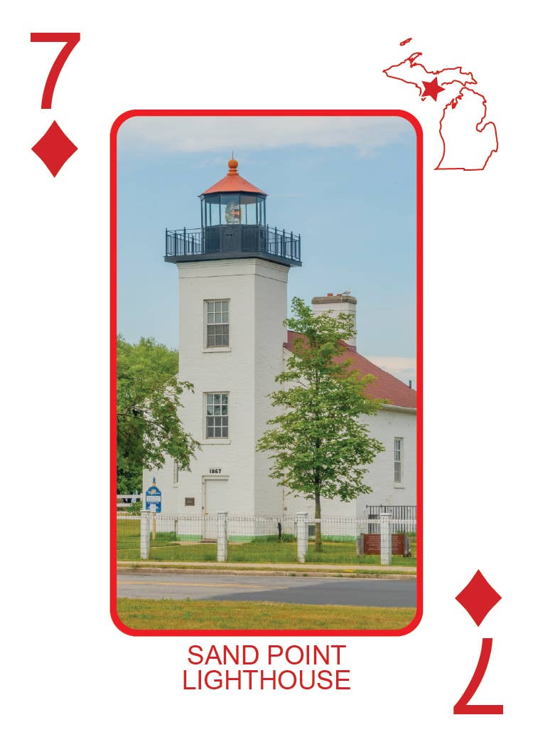 Phil Stagg Photography - Wholesale Playing Cards - LIGHTHOUSES OF MICHIGAN - Playing Cards - Euchre Friendly46