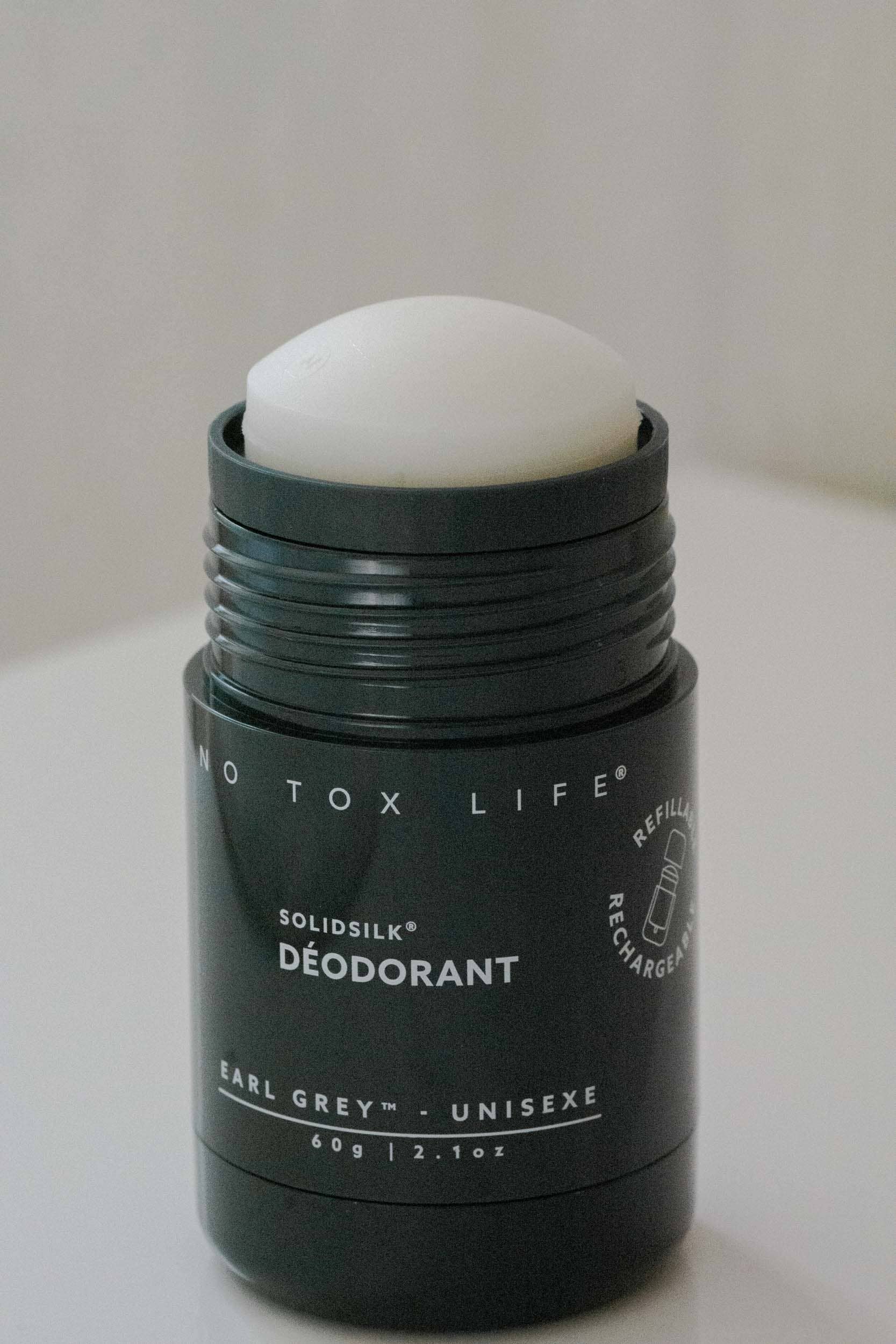 No Tox Life – Desodorizante - Unissexo por atacado – Desodorante SOLIDSILK® Recarregável (Earl Grey) - No Tox Life2