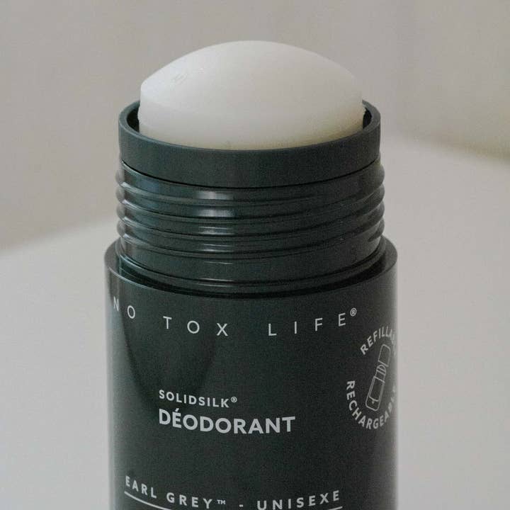No Tox Life - Wholesale Deodorant - Unisex - SOLIDSILK® Deodorant (Earl Grey) Refillable TUBE - No Tox Life2