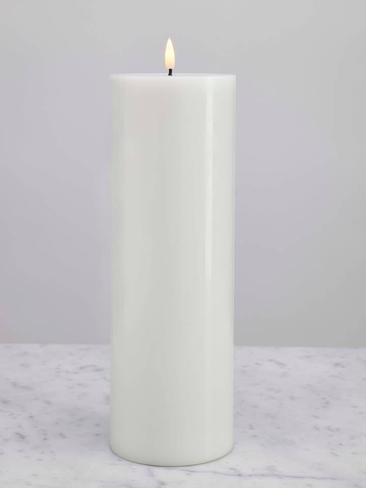 LED-Candle White 30 cm for wholesale by Norway Designstudio
