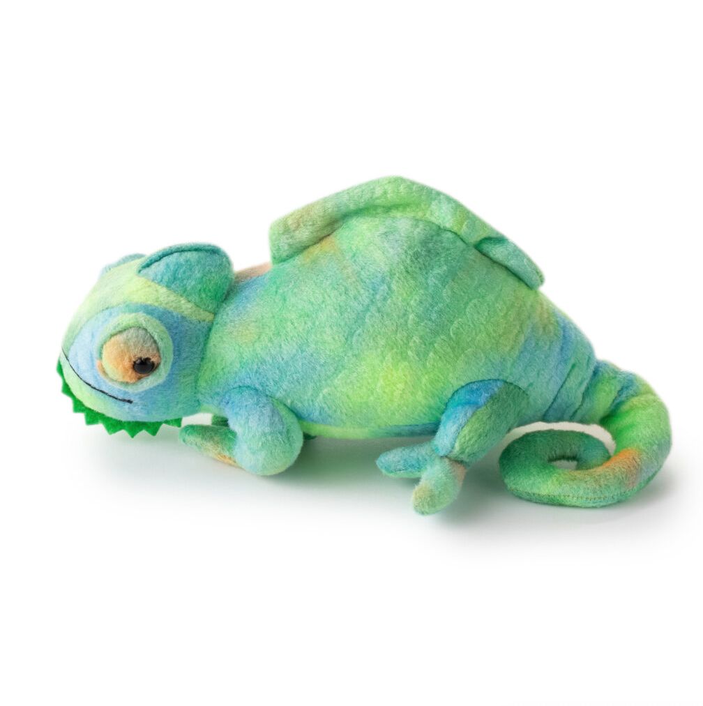 The Petting Zoo - Wholesale Stuffed/Plush Toy - Kids & Baby - 10" Small Realistic Chameleon Plush – Eco-Friendly Toy5