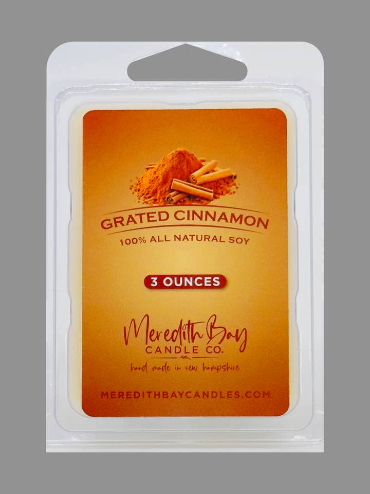 Grated Cinnamon Wax Melt for wholesale by Meredith Bay Candle Co