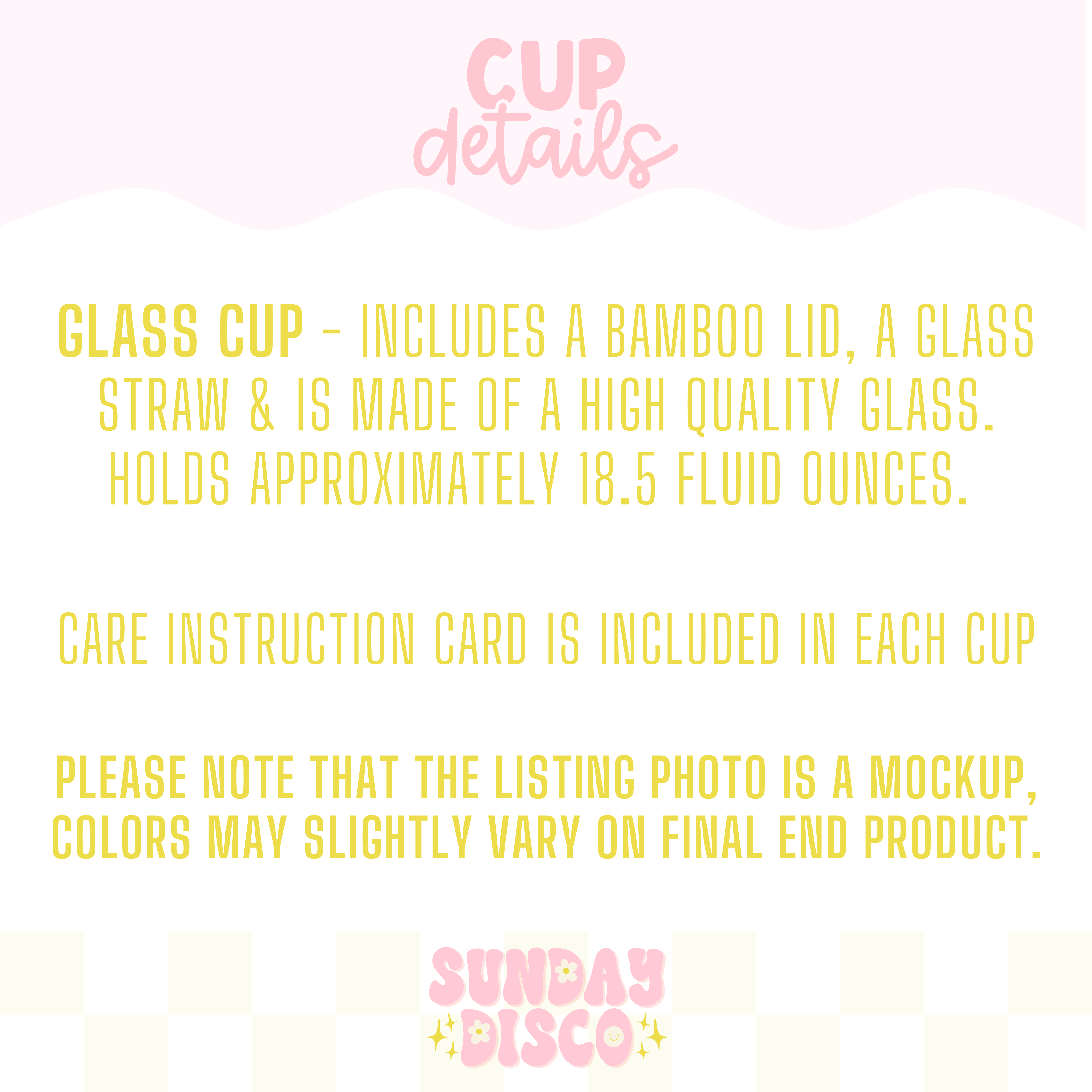 The Sunday Disco - Wholesale Drinking Glass/Cup - Christmas Girly Cozy Christmas Themed Glass Can Cup1