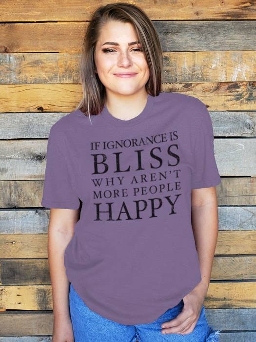 Ignorance is Bliss for wholesale by Mason Jar Label