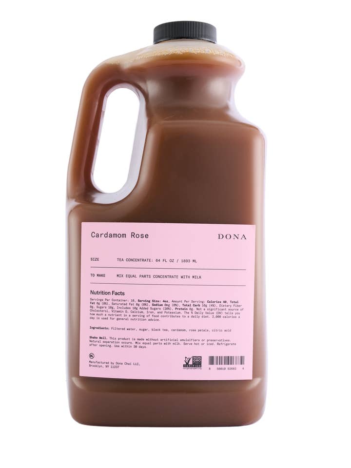 Cardamom Rose Concentrate Barista (Case of 4) for wholesale by DONA