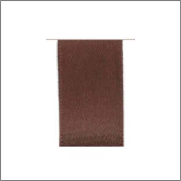 Mini Art Products - Vente Ruban – emballage cadeau - Satin double face - Chocolat