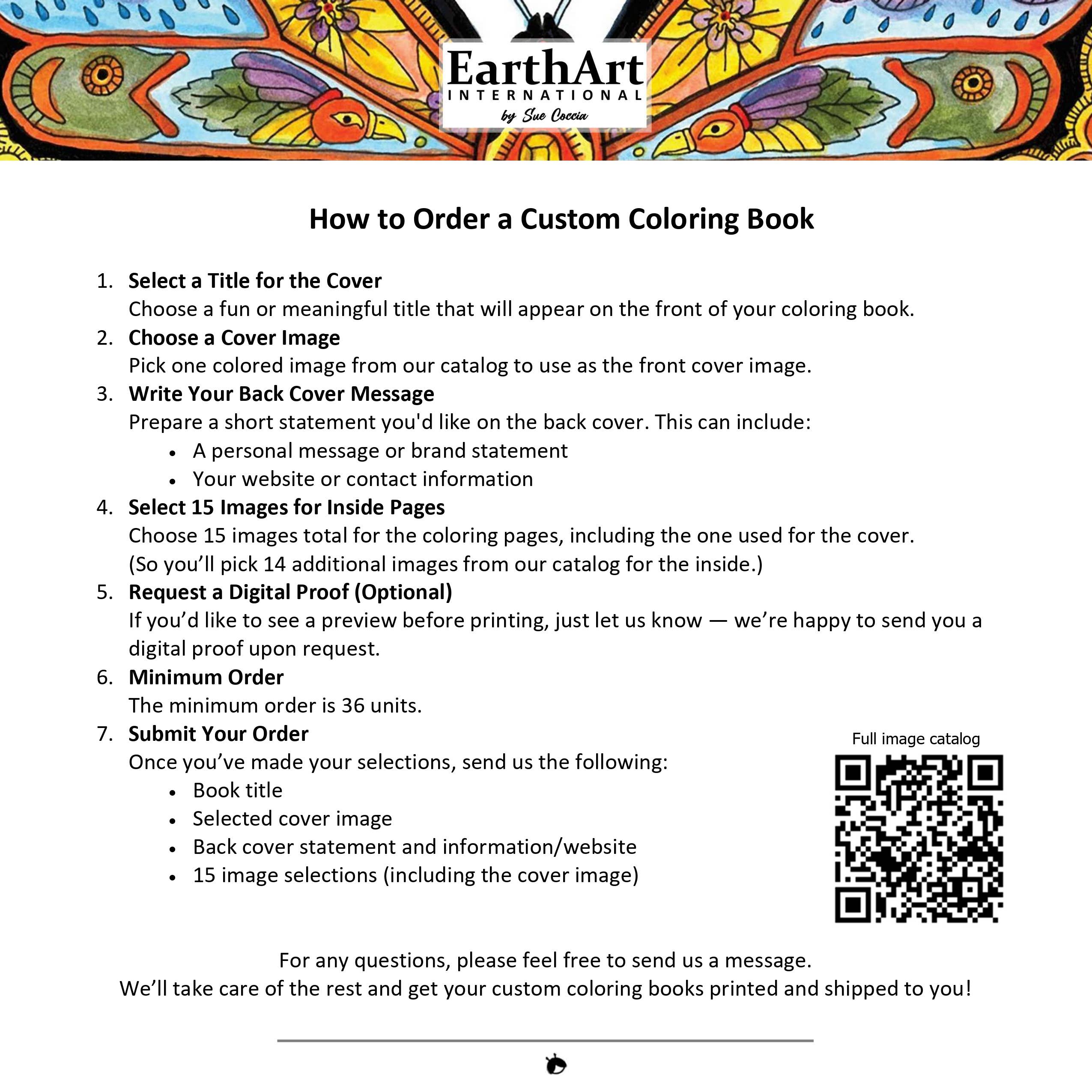 EarthArt International - Wholesale Kleurboek - Volwassene - „Kleurboek op maat”1