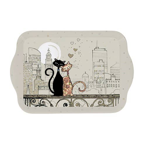 MELAMIN PM BUG ART CAT IN LOVE SKYLINE BAKKE for engroshandel hos KIUB