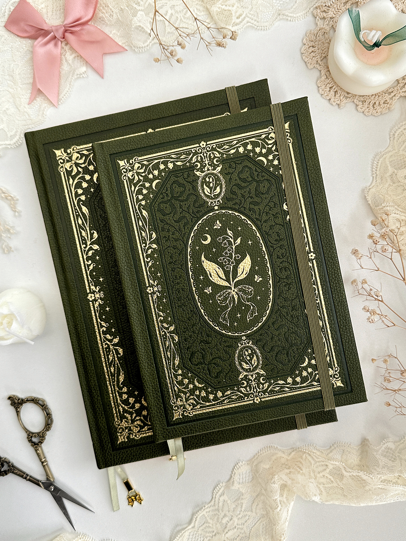 leelajournals – wholesale Notebook – 160 gsm | B5 | lily of the valley spell book (dotted)4